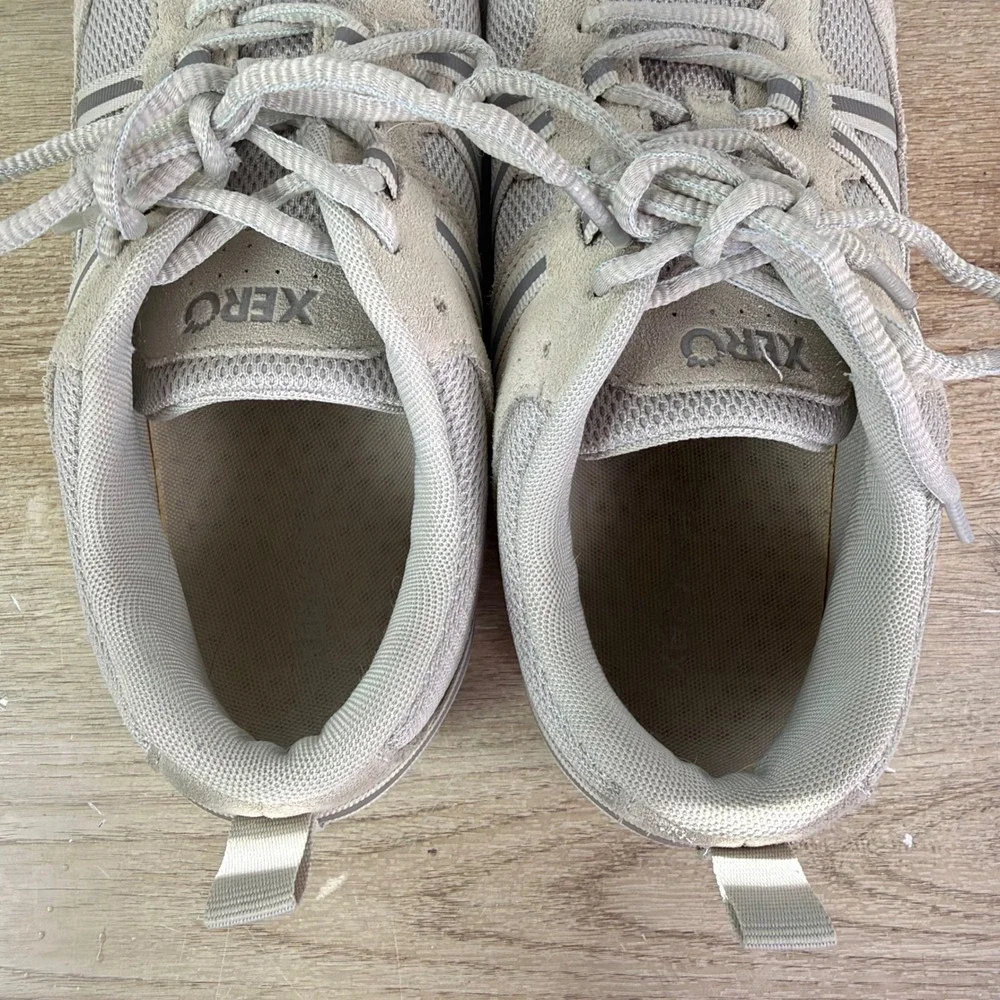 Xero Prio Suede Sneakers Barefoot Minimalist Gray Womens 11